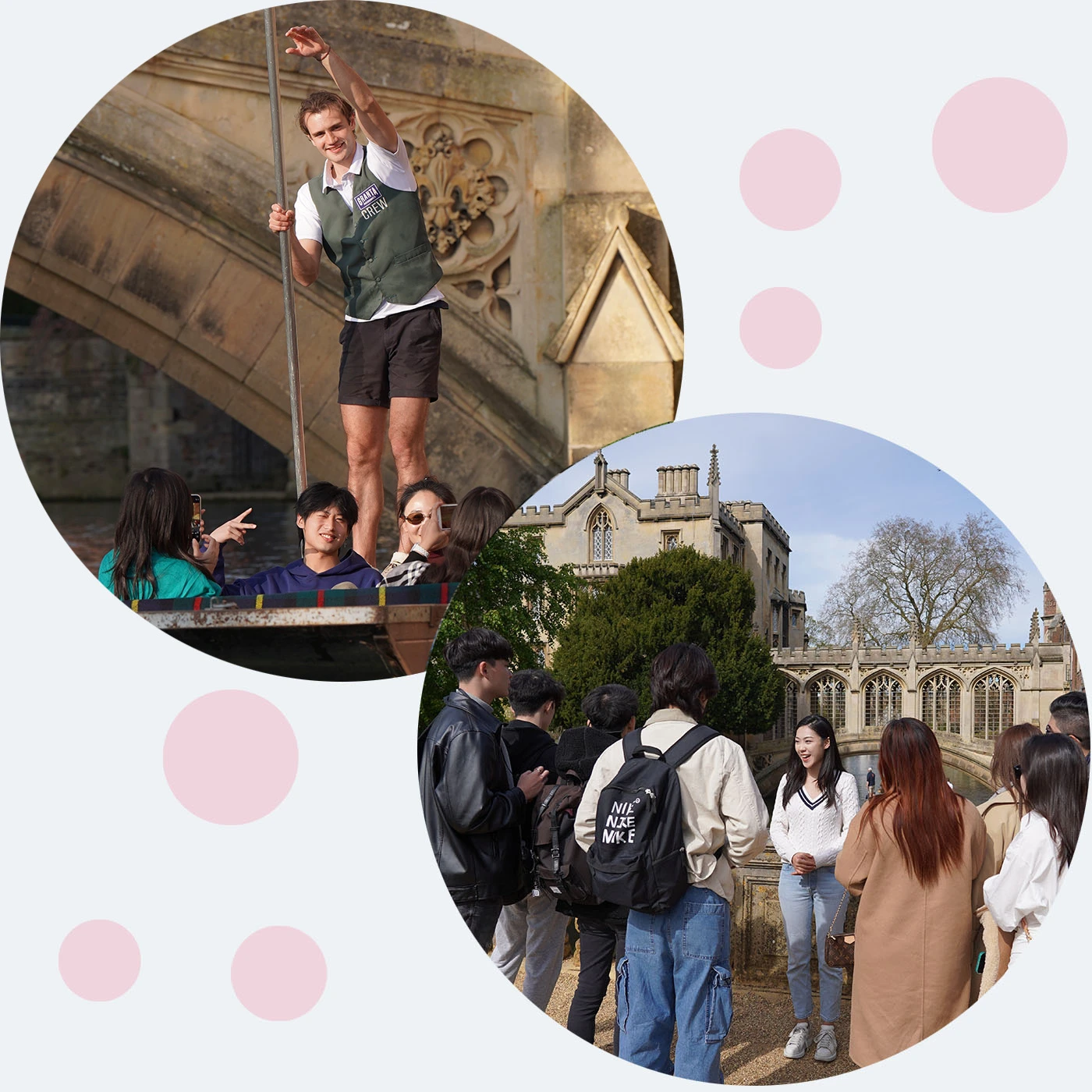 Cambridge Private Walking and Punting Tour Package